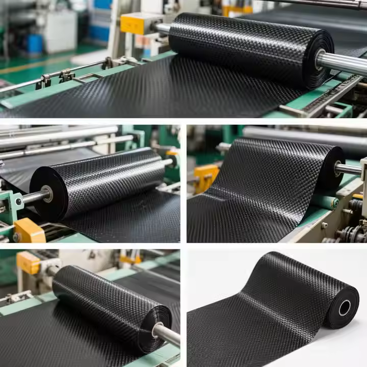 Carbon fiber fabric with high strength