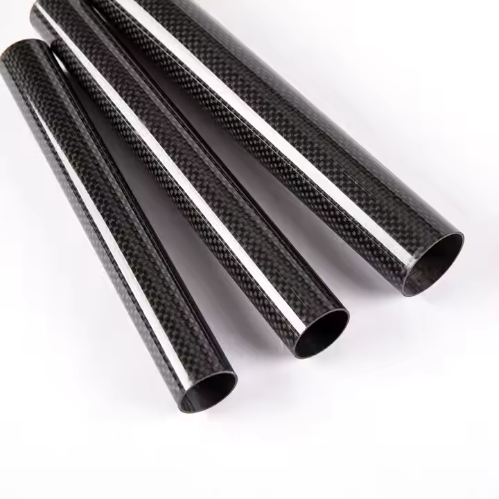 3K Carbon Fiber Tubes – 10/20mm, Custom ID/OD