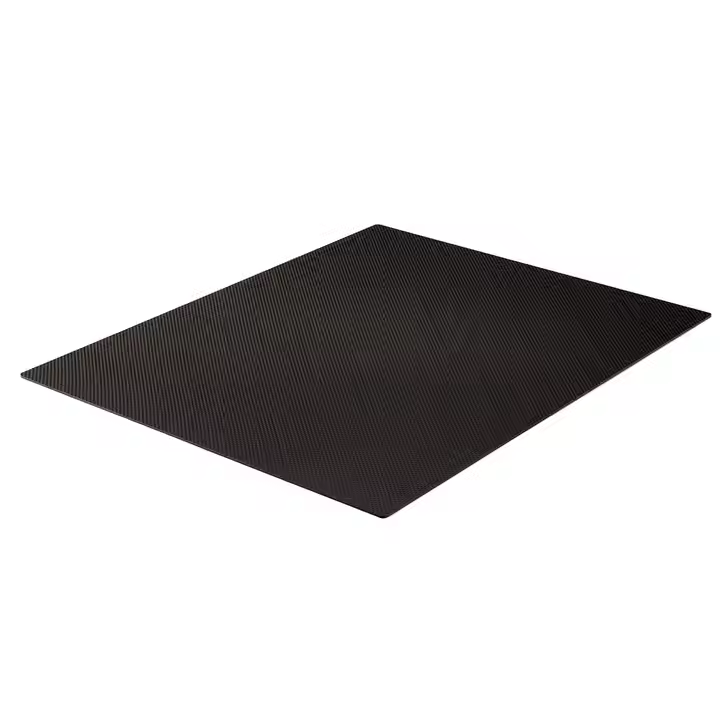 Custom Size Carbon Fiber Plate with Glossy / Matte Surface Finish (ISO 9001 Certified)