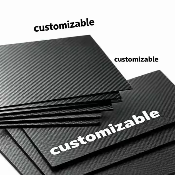 Polished carbon fiber plate