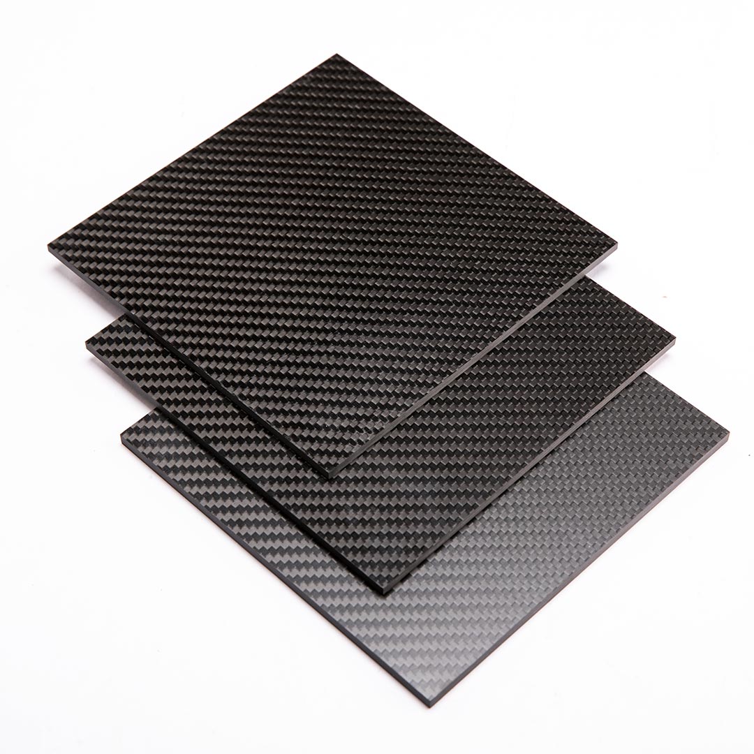 Close-up weave pattern on carbon fiber panel