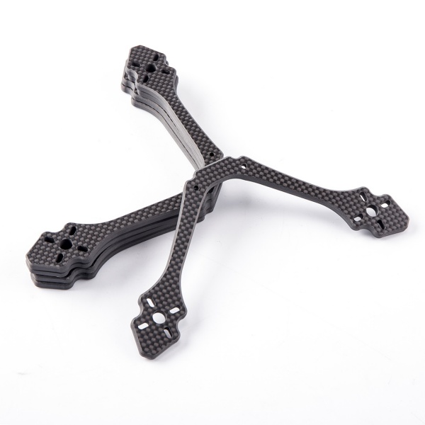 Visible carbon fiber weave texture