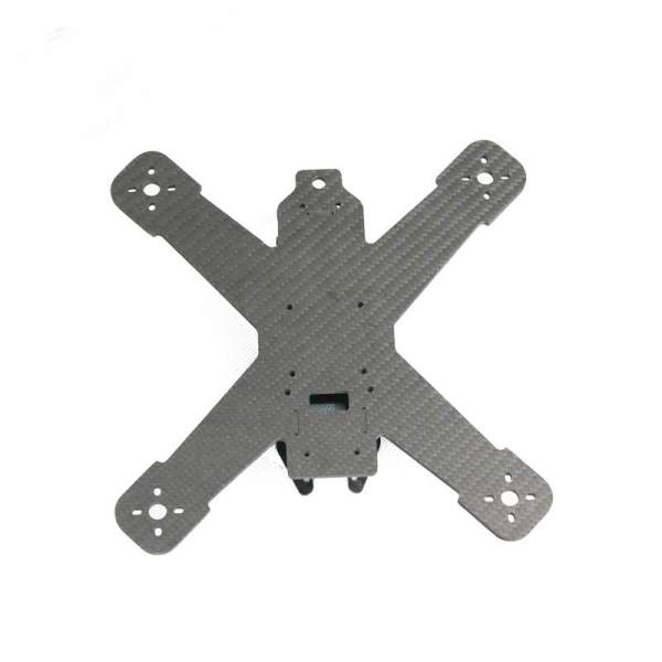 Wide body carbon fiber drone frame