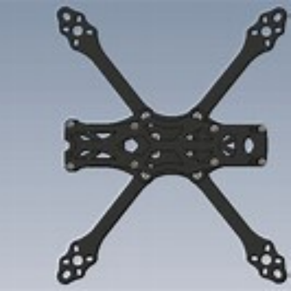Micro carbon fiber airframe structure