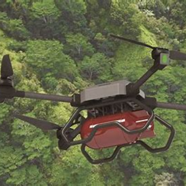 Preassembled carbon fiber drone frame