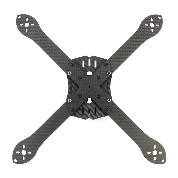 Seamless carbon fiber drone body construction