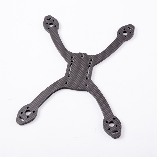 Burr-free carbon fiber frame finish