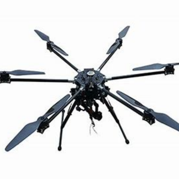 Symmetrical X carbon fiber frame layout