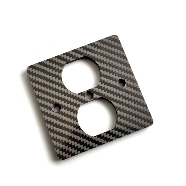 Polished carbon fiber plate