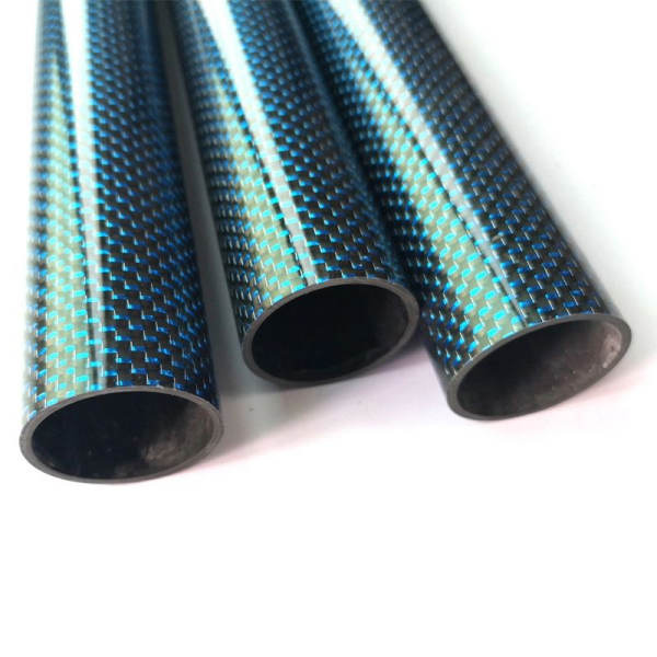 3K weave carbon fiber tubes with epoxy resin