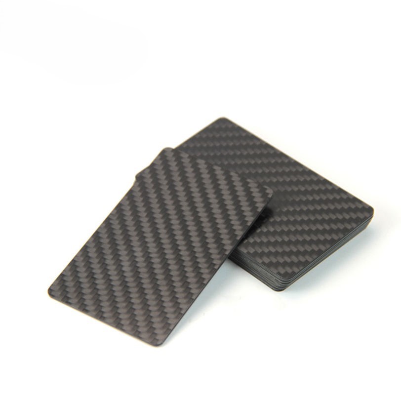Black Carbon Fiber Business Card