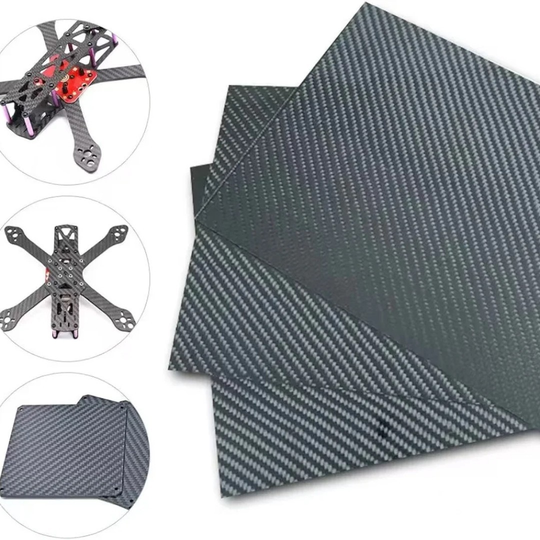 100% 3K Full Carbon Fiber Drone Accessories Carbon Fiber Sheet
