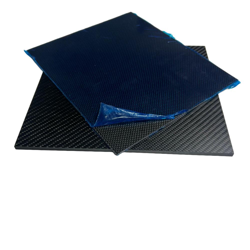 High Strength T300 T700 100% 3K Twill Plain Glossy Matte Carbon Fiber Sheet Plate for Building Material