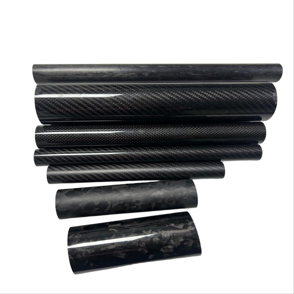 High-modulus carbon fiber cylindrical components