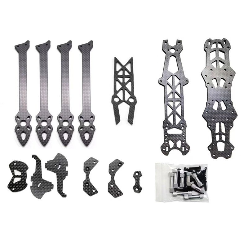 Carbon fiber shaped parts of drone